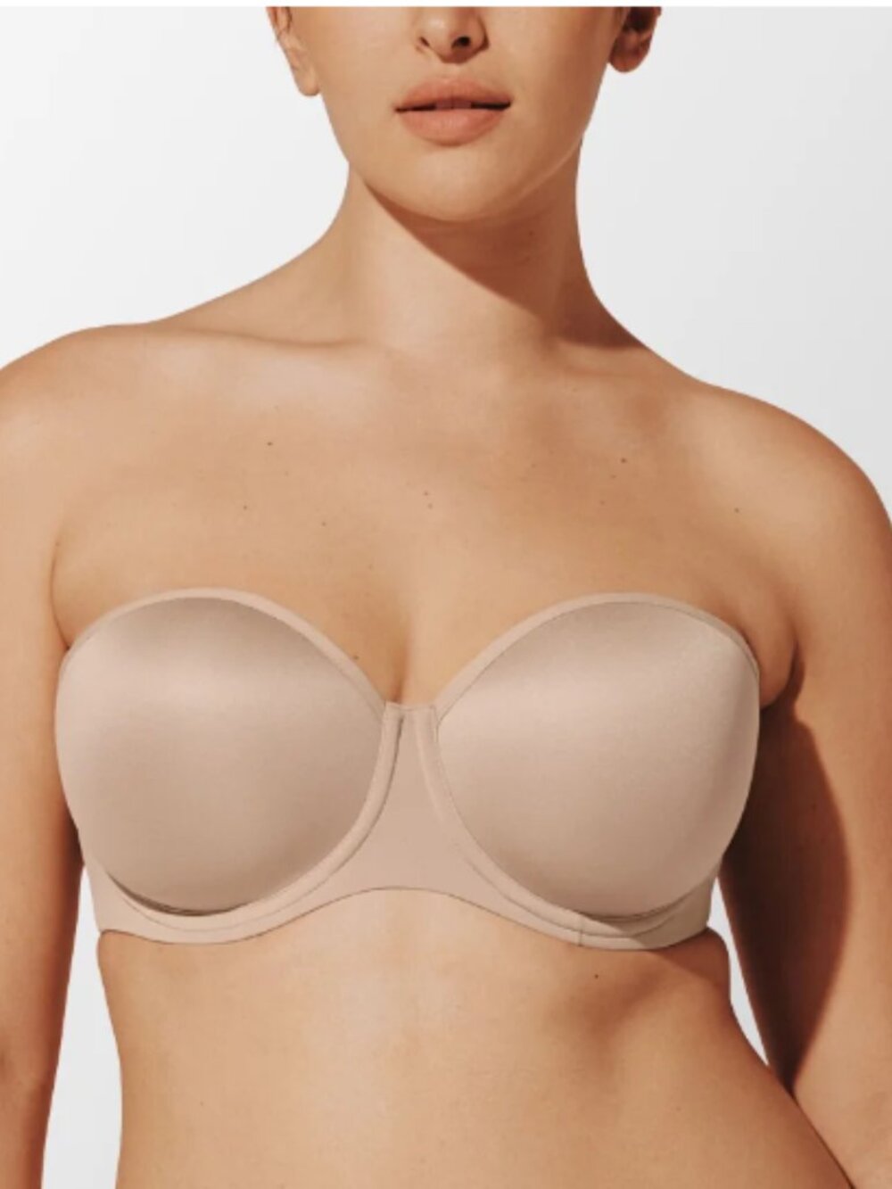 Thirdlove 24/7 Classic Strapless Nude Bra Size 34E